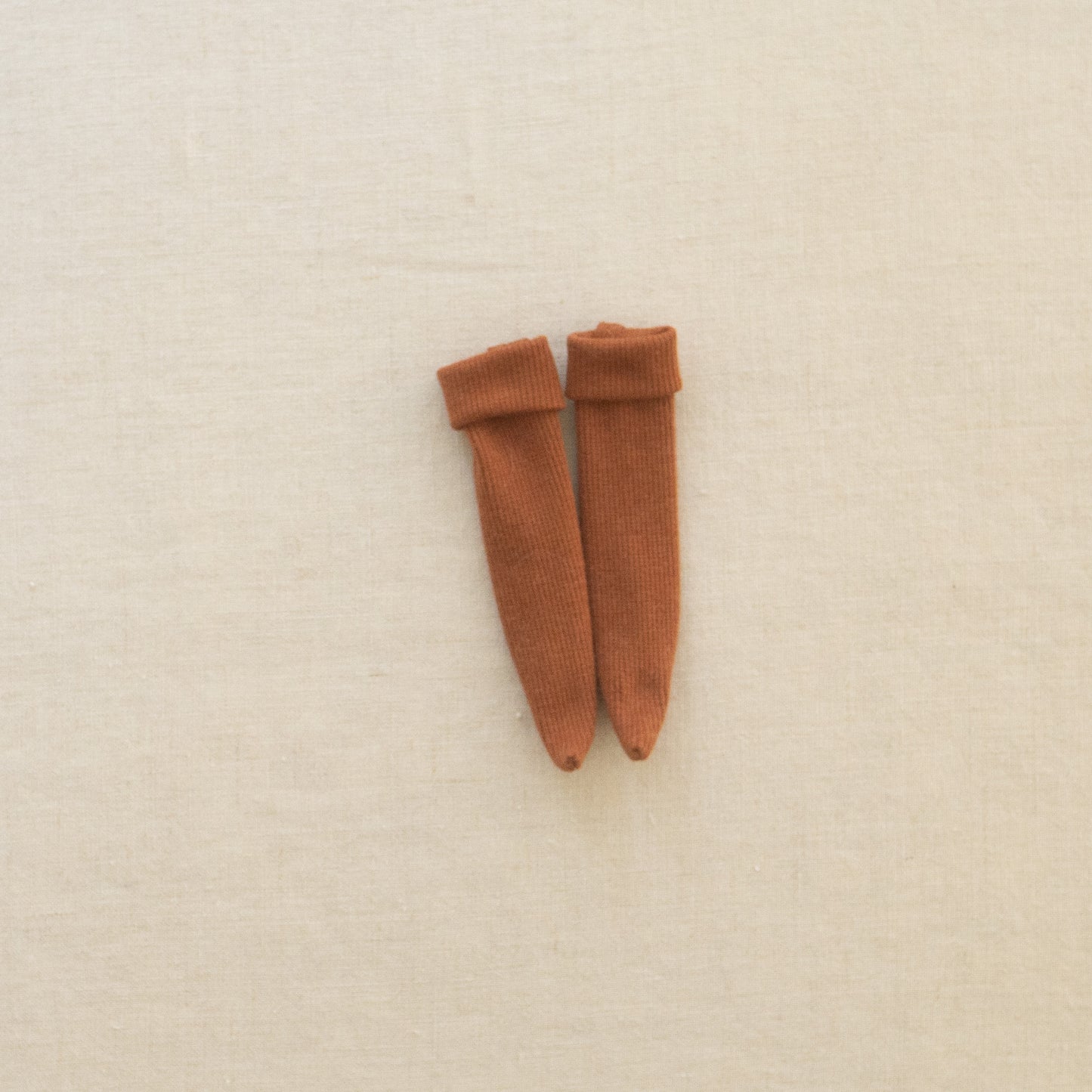 nutmeg ribbed socks - XL