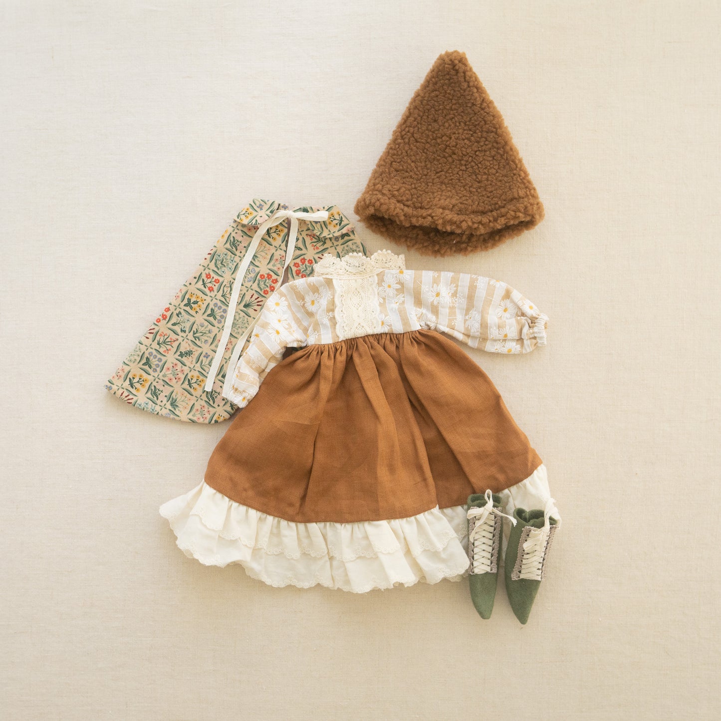 pointy fleece fairy cap - XL