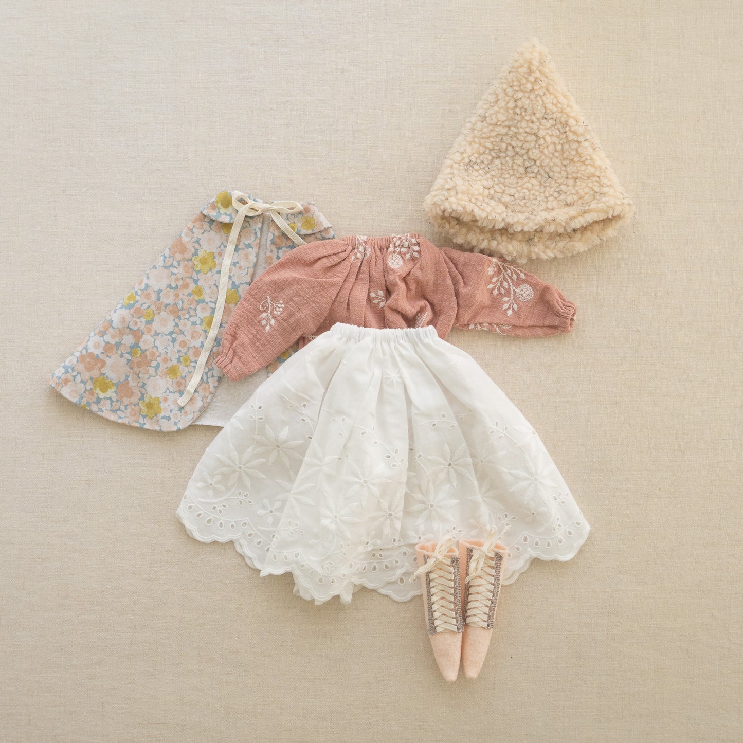 pointy fleece fairy cap - XL