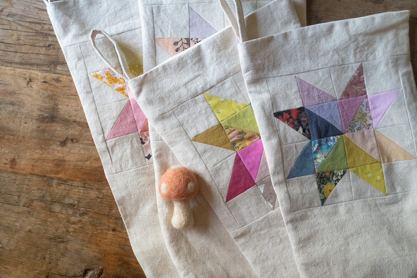 kye and hardy x forest creature patchwork stocking 2023