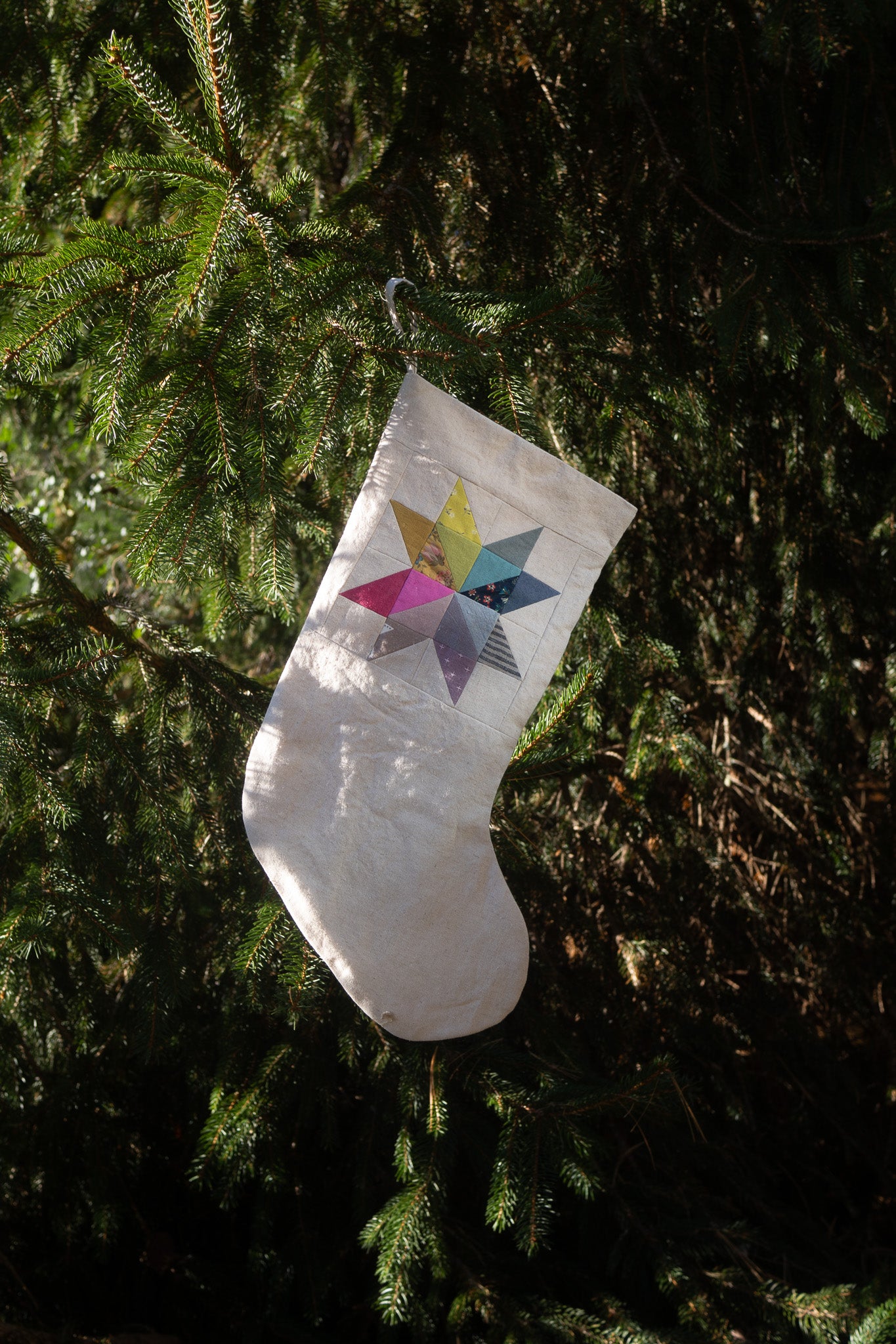 kye and hardy x forest creature patchwork stocking 2023