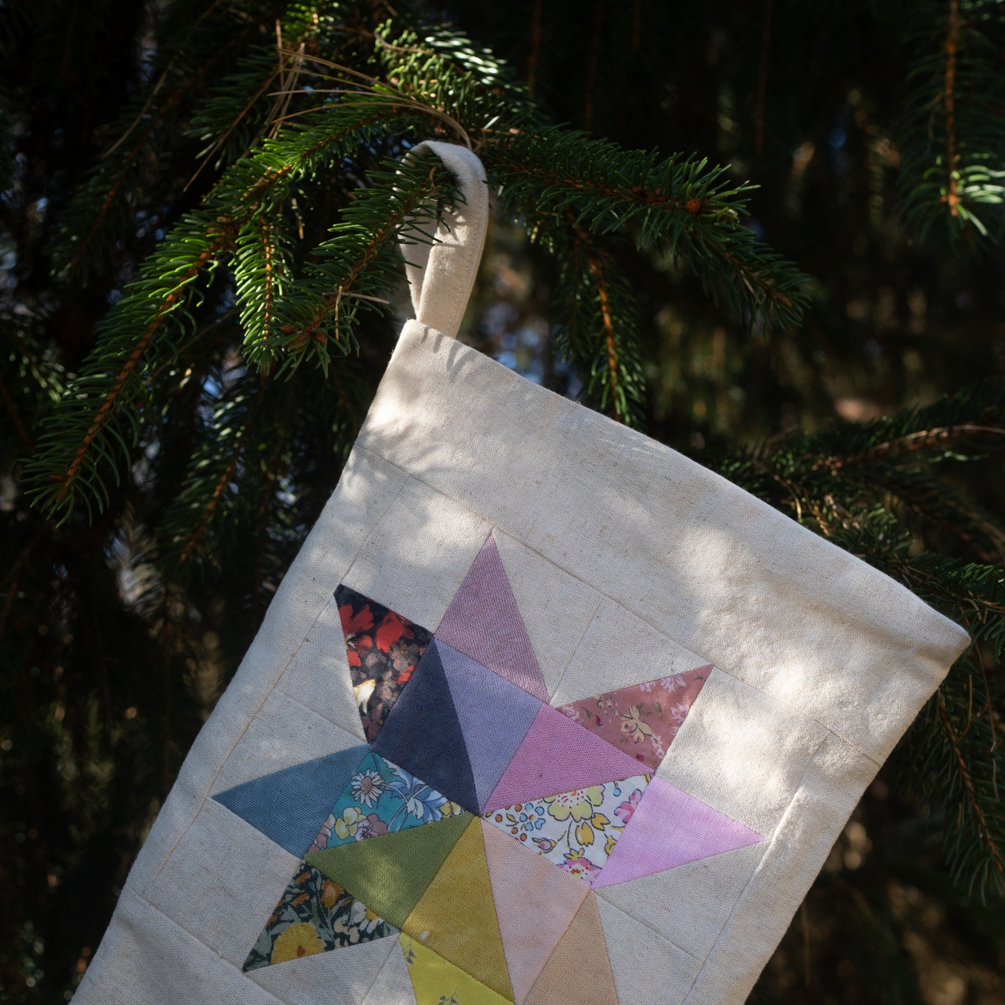 kye and hardy x forest creature patchwork stocking 2023