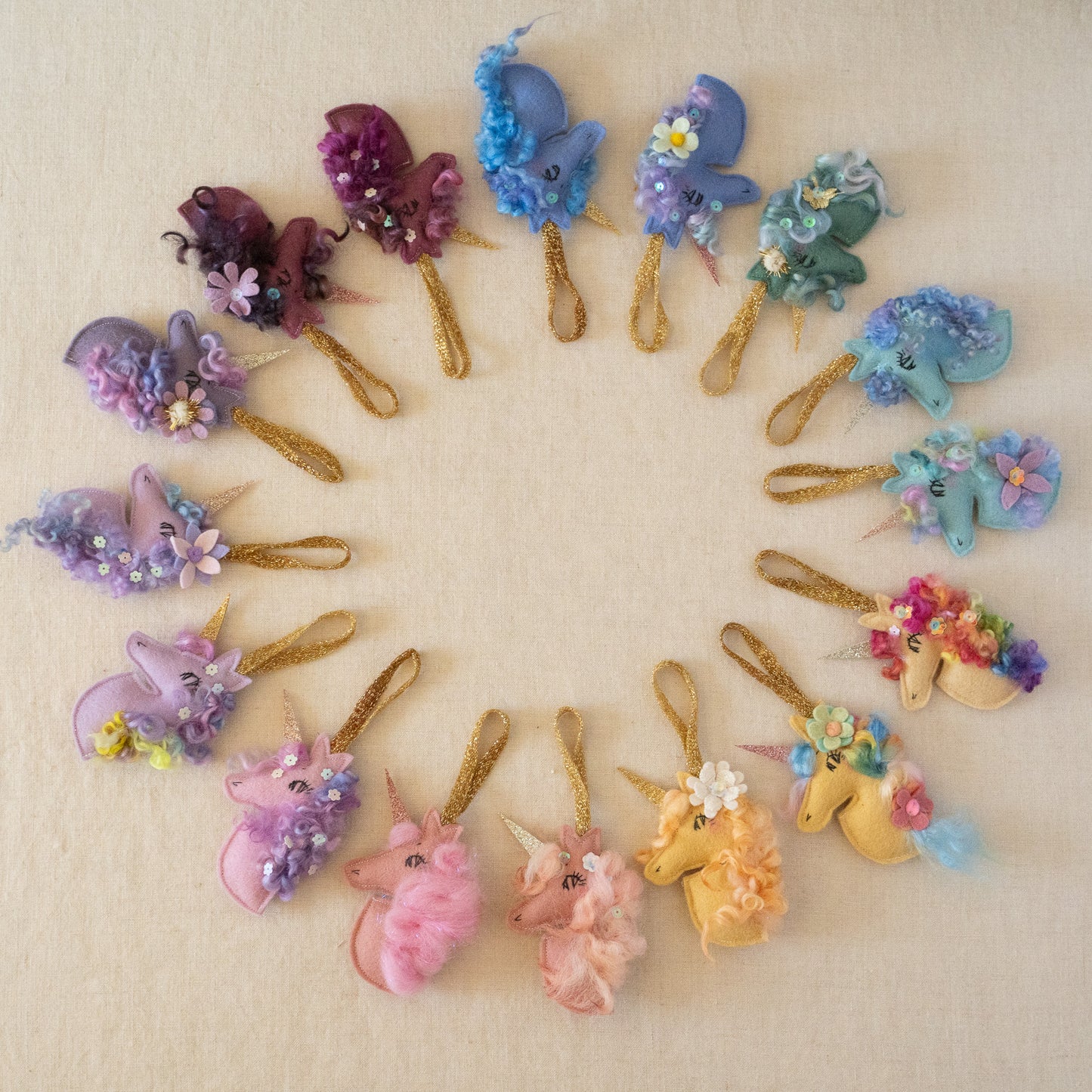unicorn ornament 2023