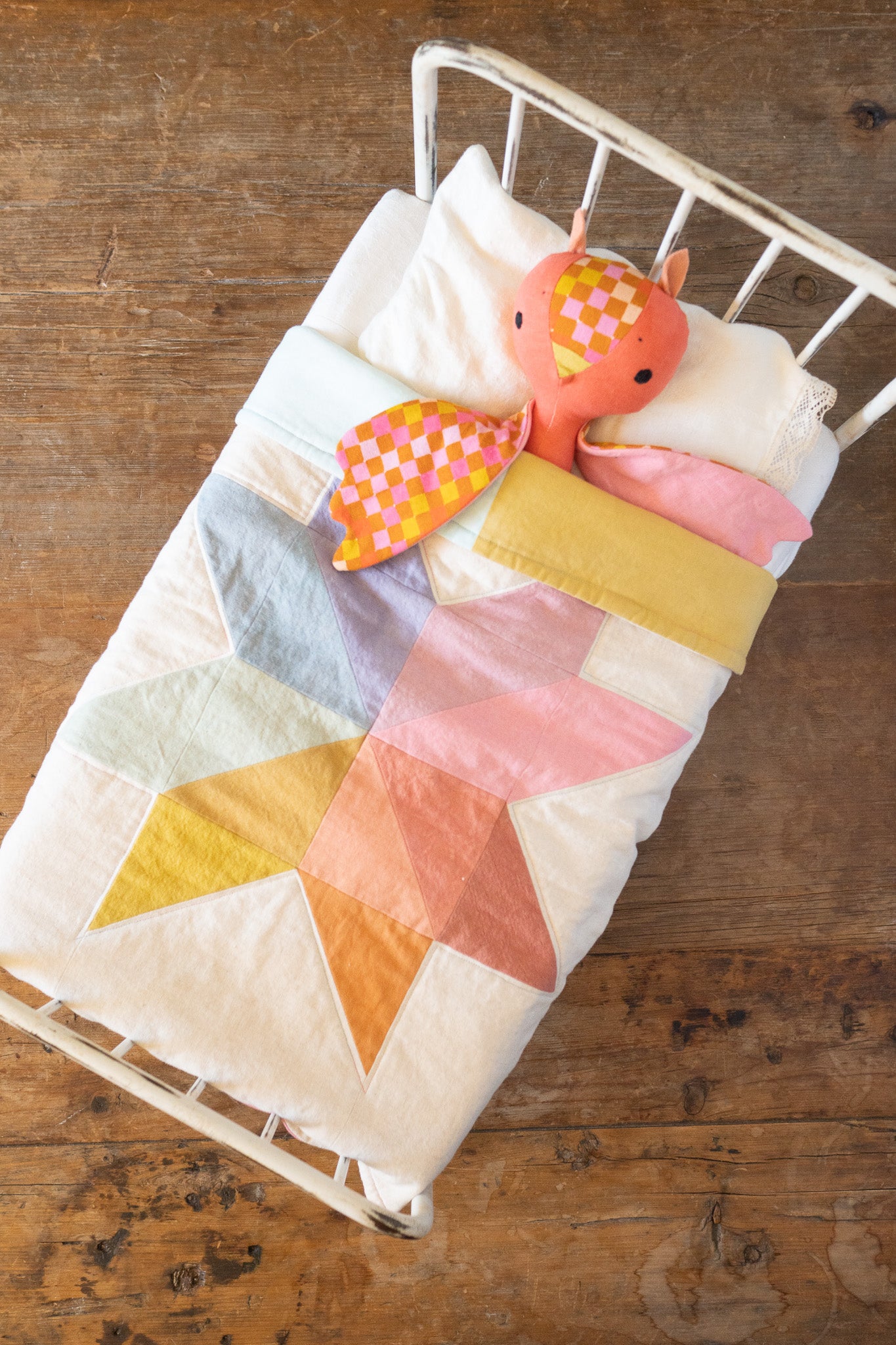 Kye and Hardy holiday 2023 doll quilts