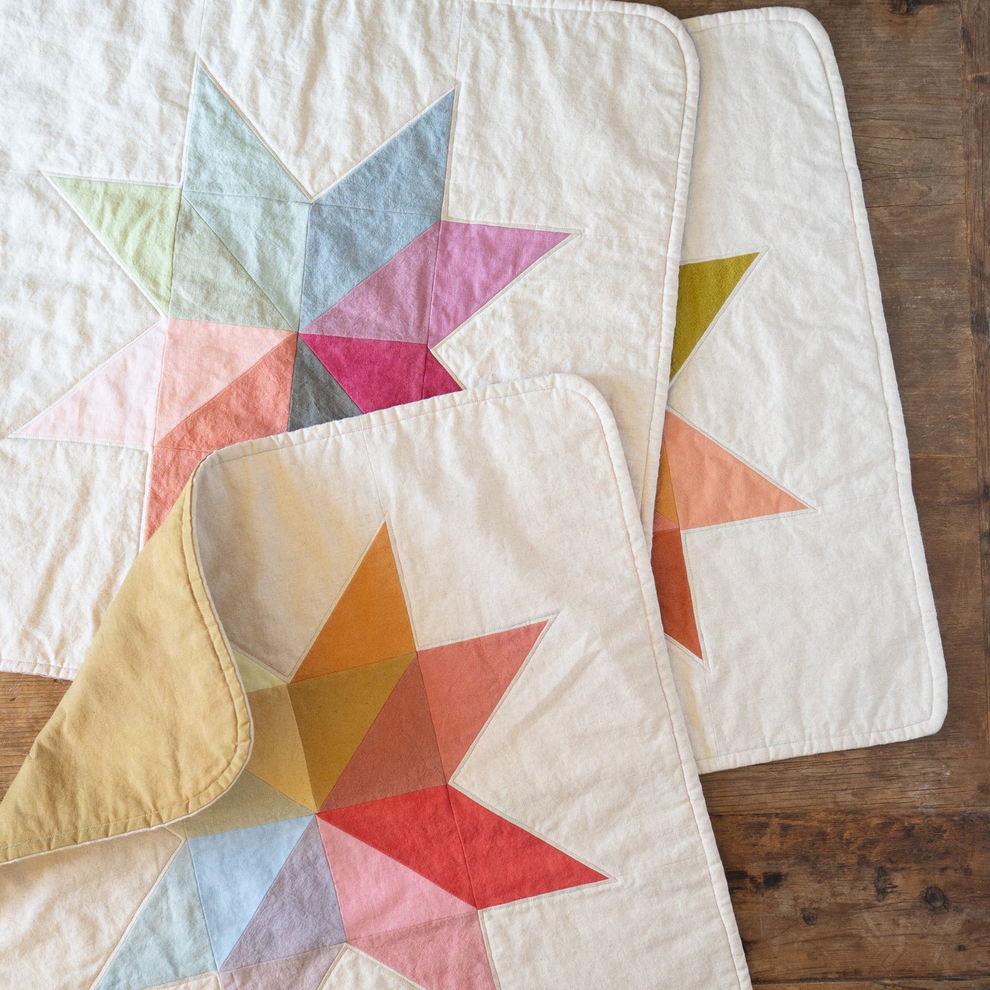 Kye and Hardy holiday 2023 doll quilts