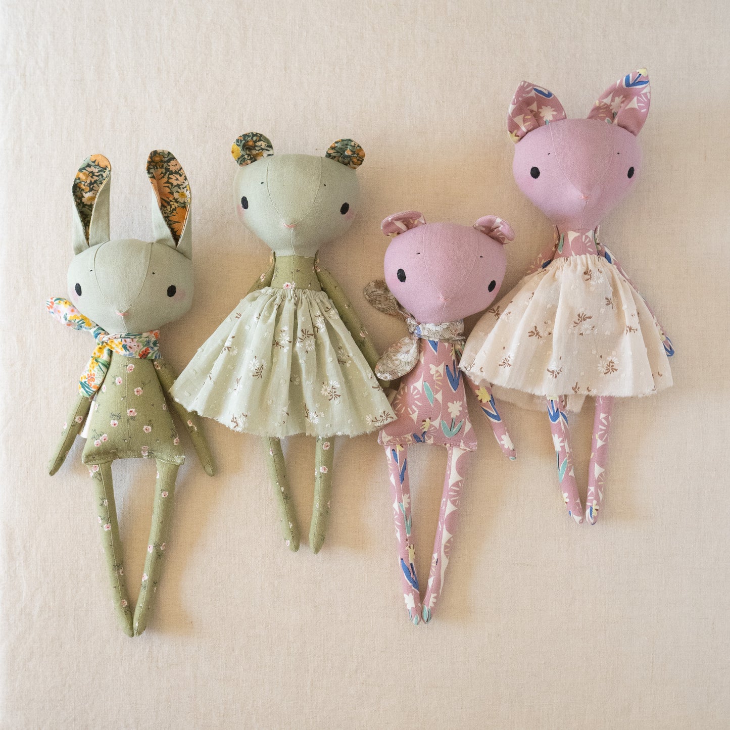mixed print Forest Friends