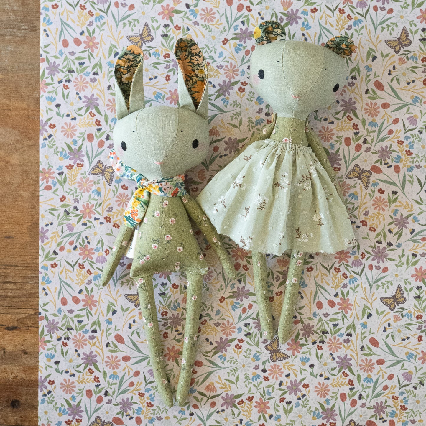 mixed print Forest Friends