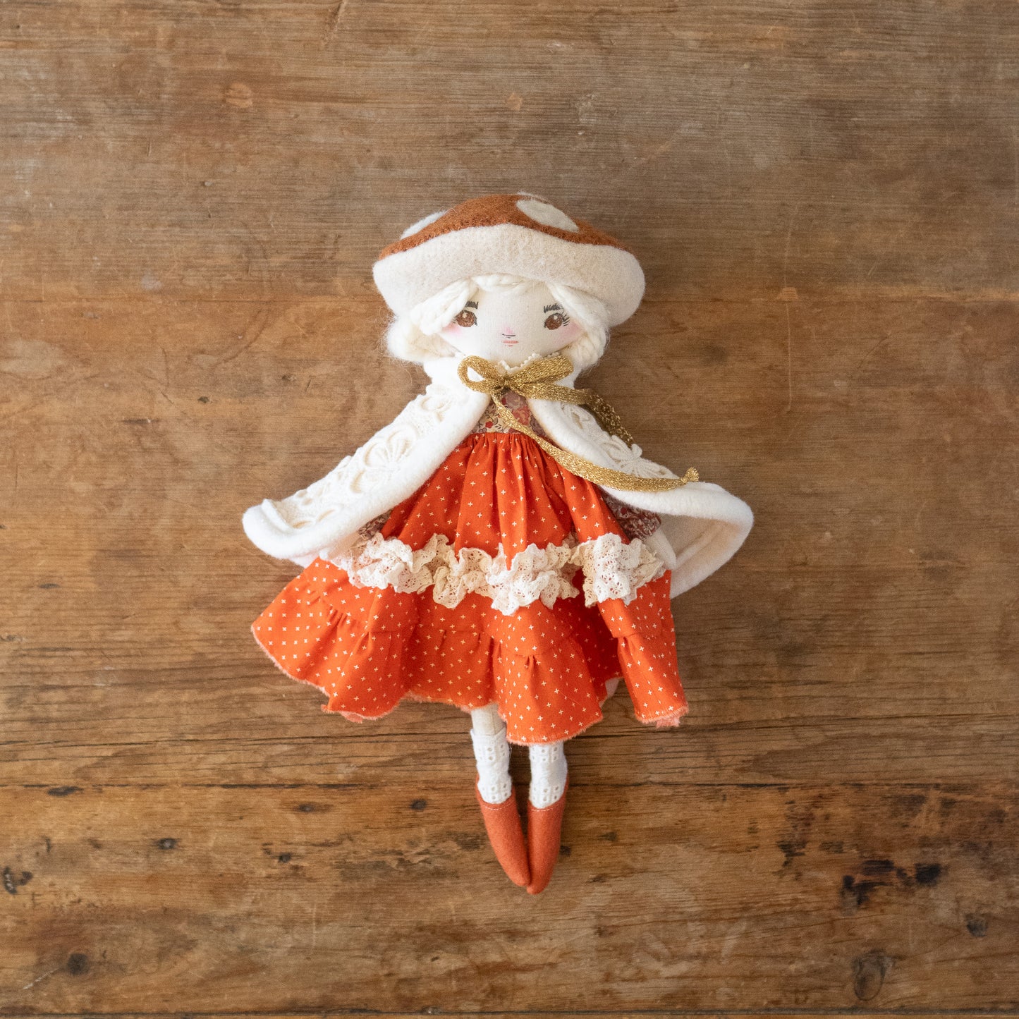 amanita mushroom fairytale girl