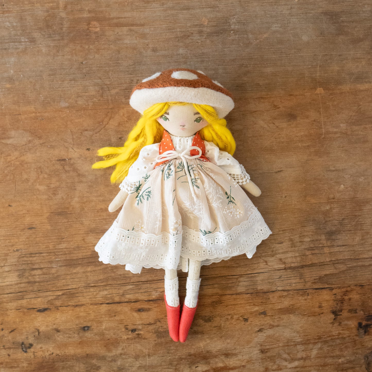 enoki mushroom fairytale girl