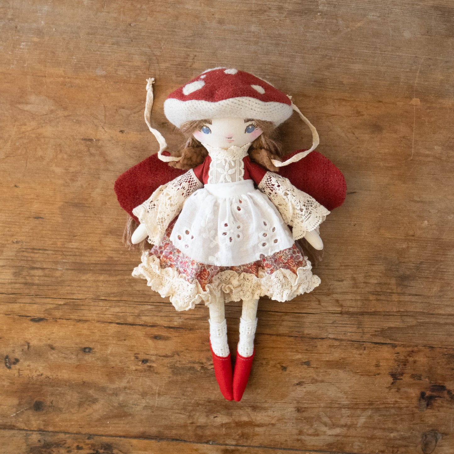 imleria mushroom fairytale girl