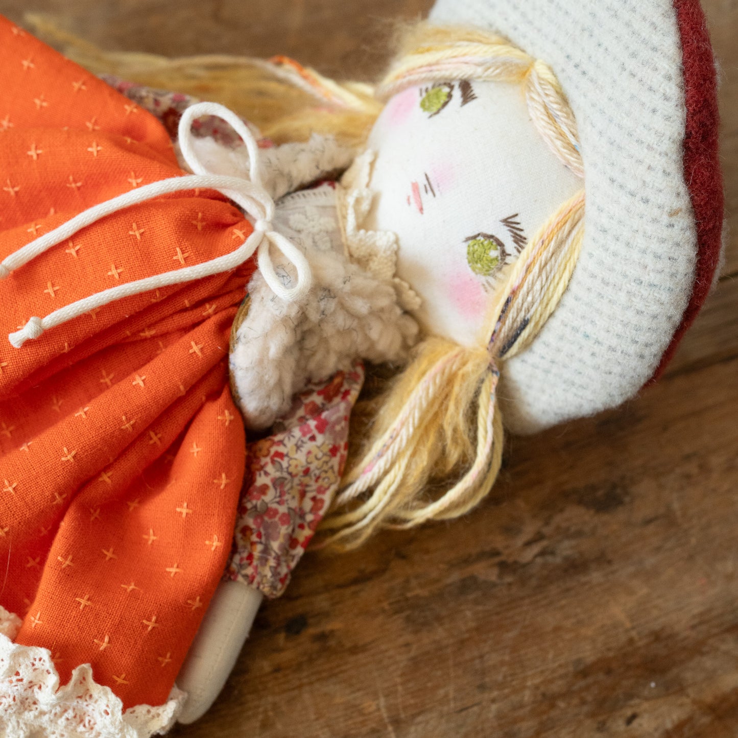 chanterelle mushroom fairytale girl