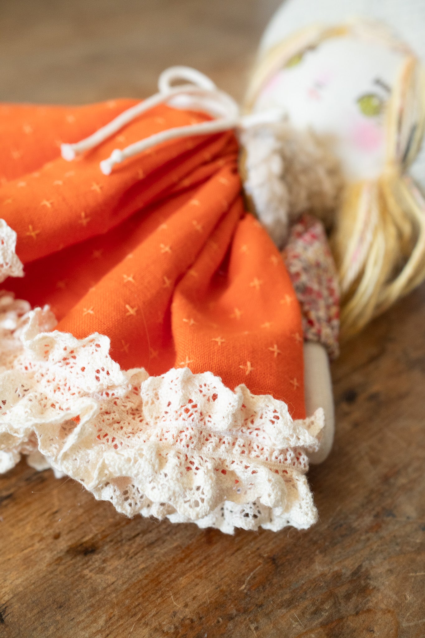 chanterelle mushroom fairytale girl