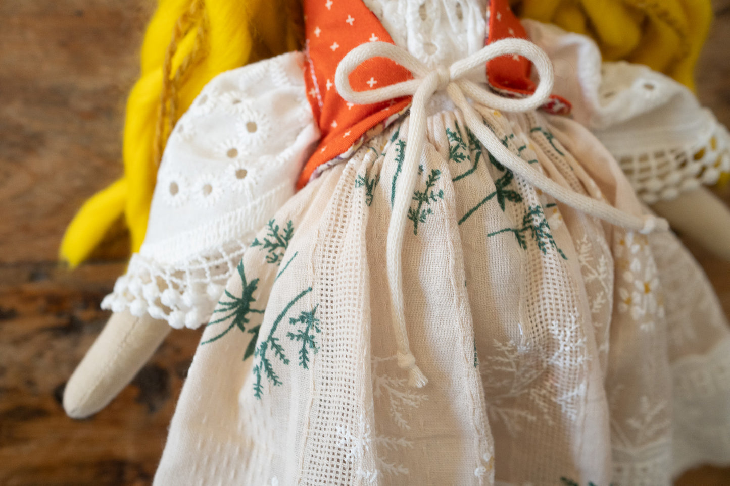 enoki mushroom fairytale girl