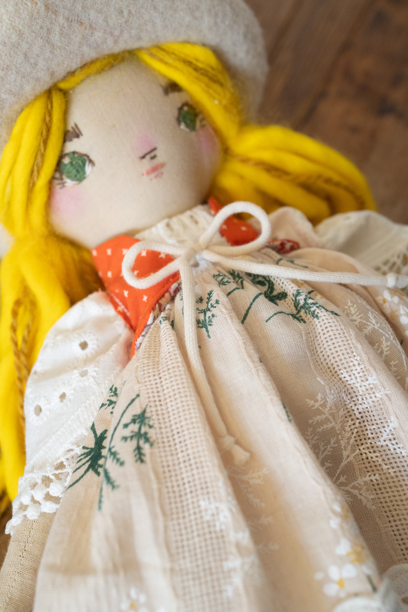 enoki mushroom fairytale girl