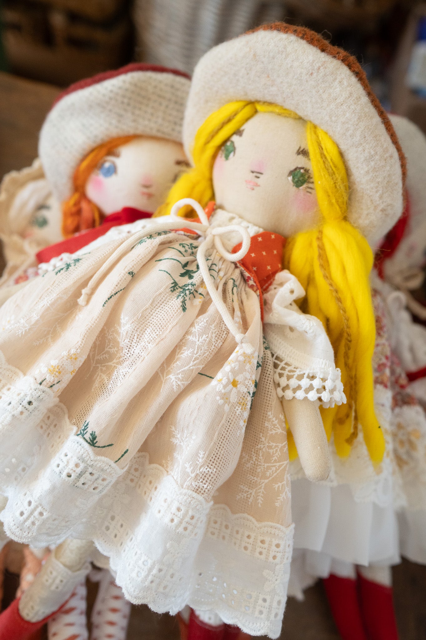 enoki mushroom fairytale girl