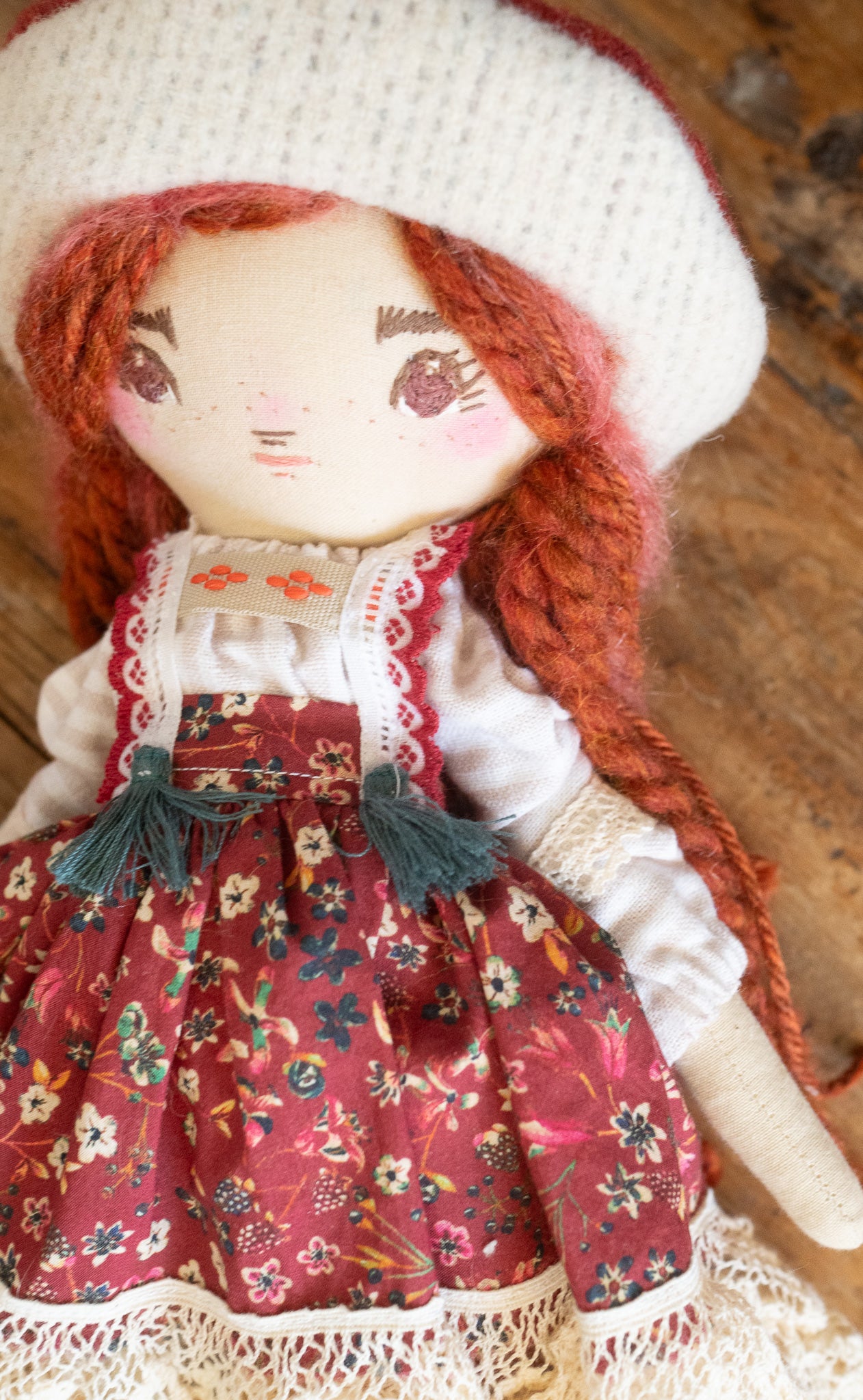 morel mushroom fairytale girl