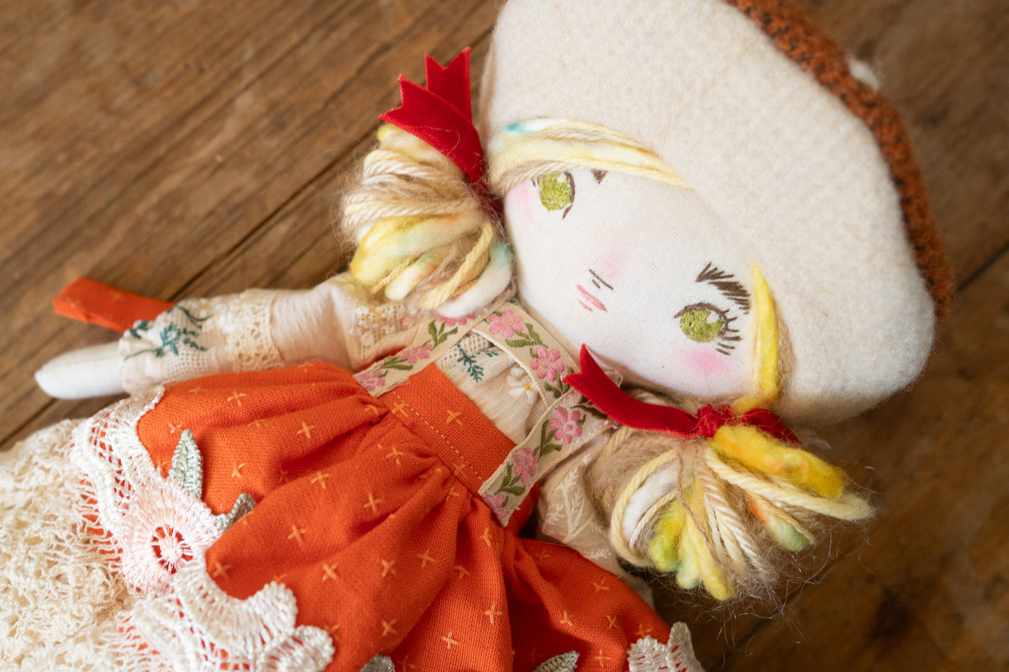 peziza mushroom fairytale girl