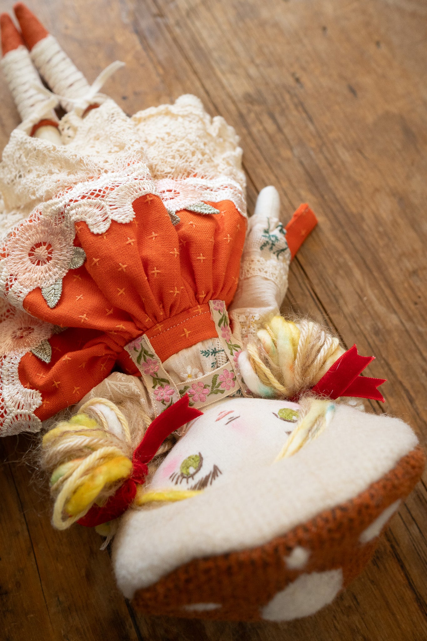 peziza mushroom fairytale girl