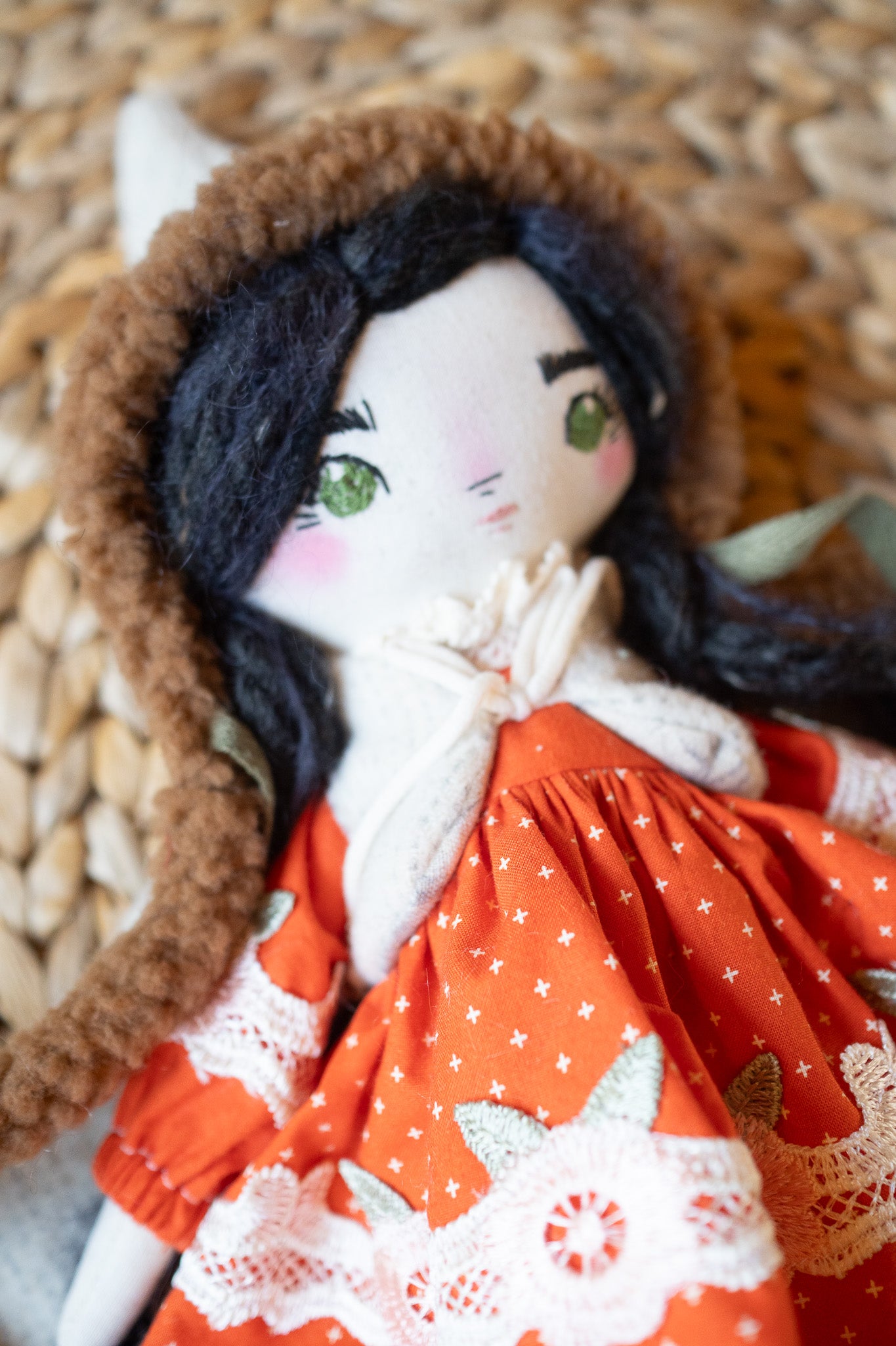 hearth mushroom fairytale girl