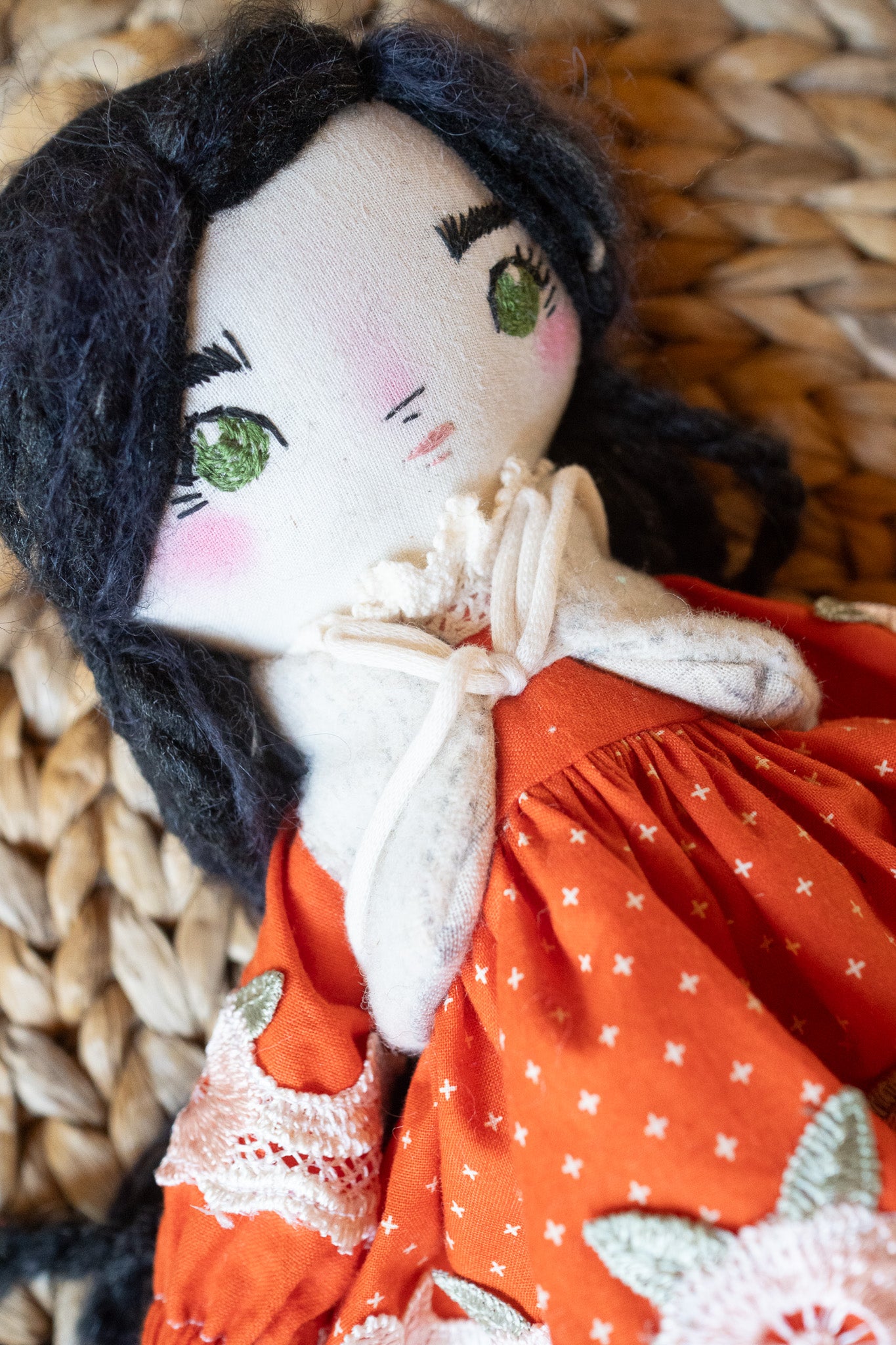 hearth mushroom fairytale girl