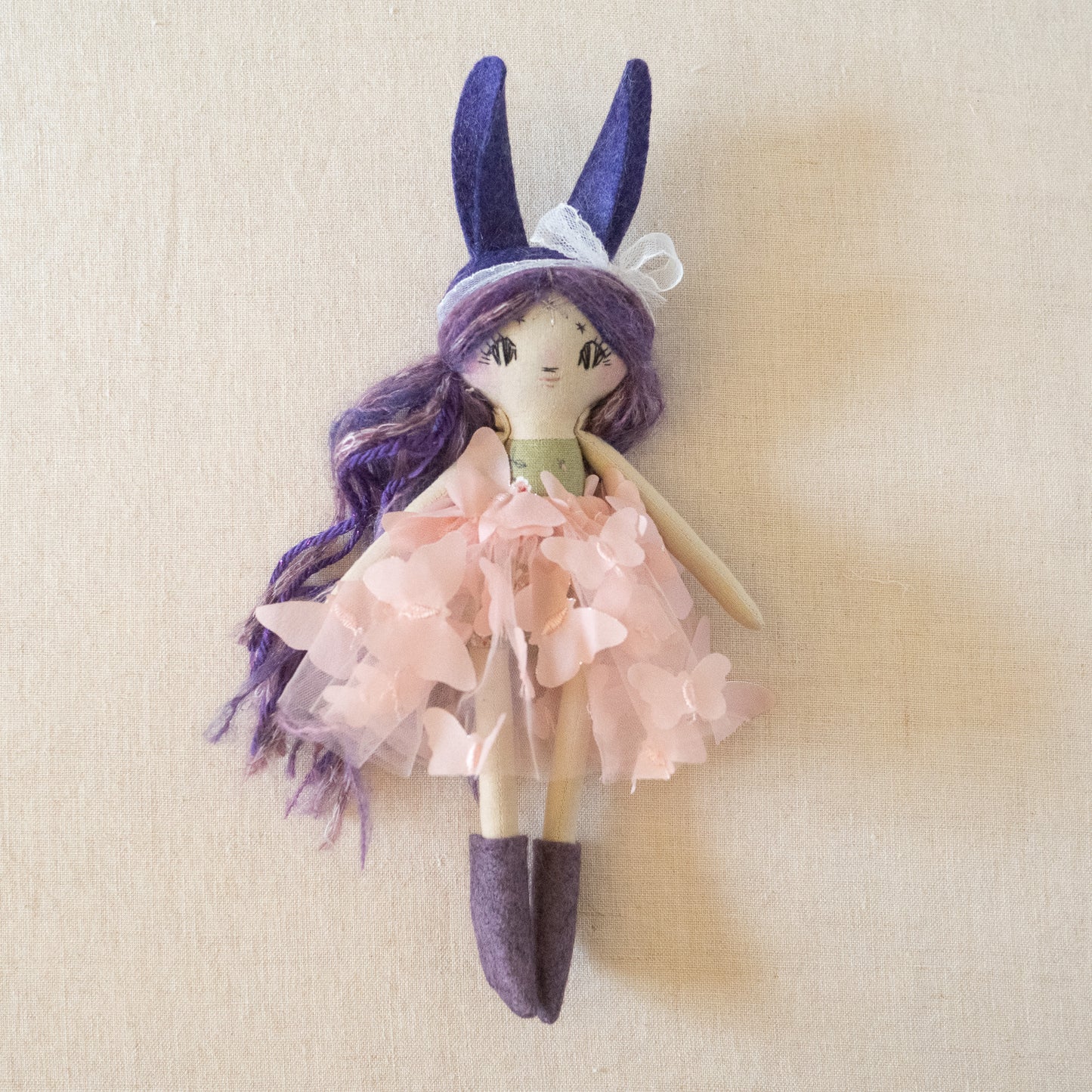 candied violet petal bunny