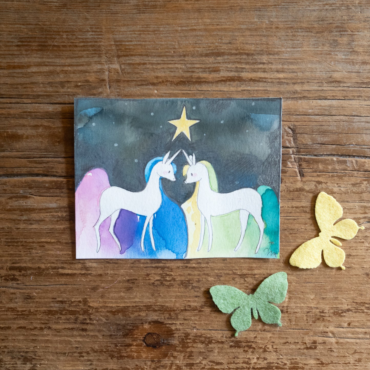 unicorn rainbow paintings