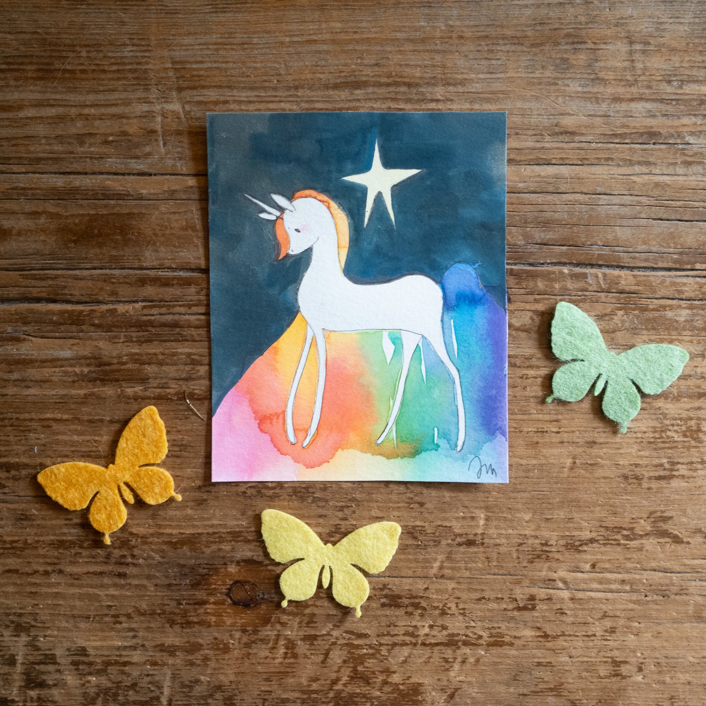 unicorn rainbow paintings