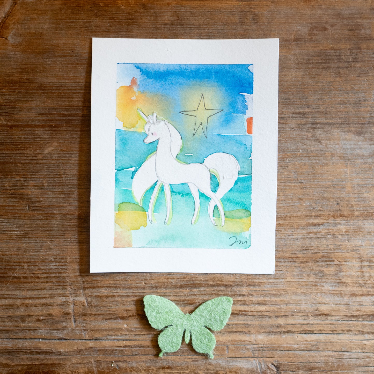 unicorn rainbow paintings