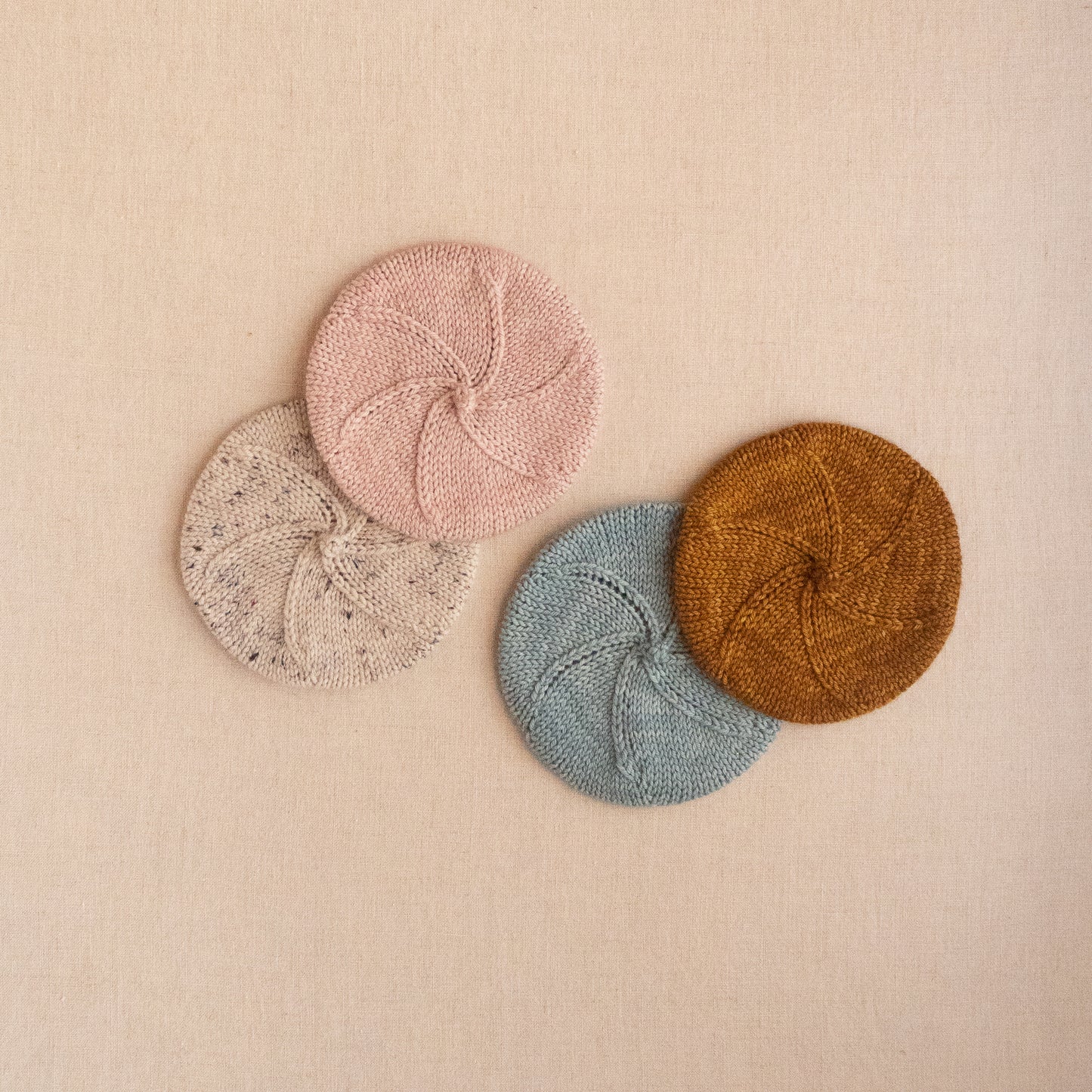 hand-knit beret - one left!