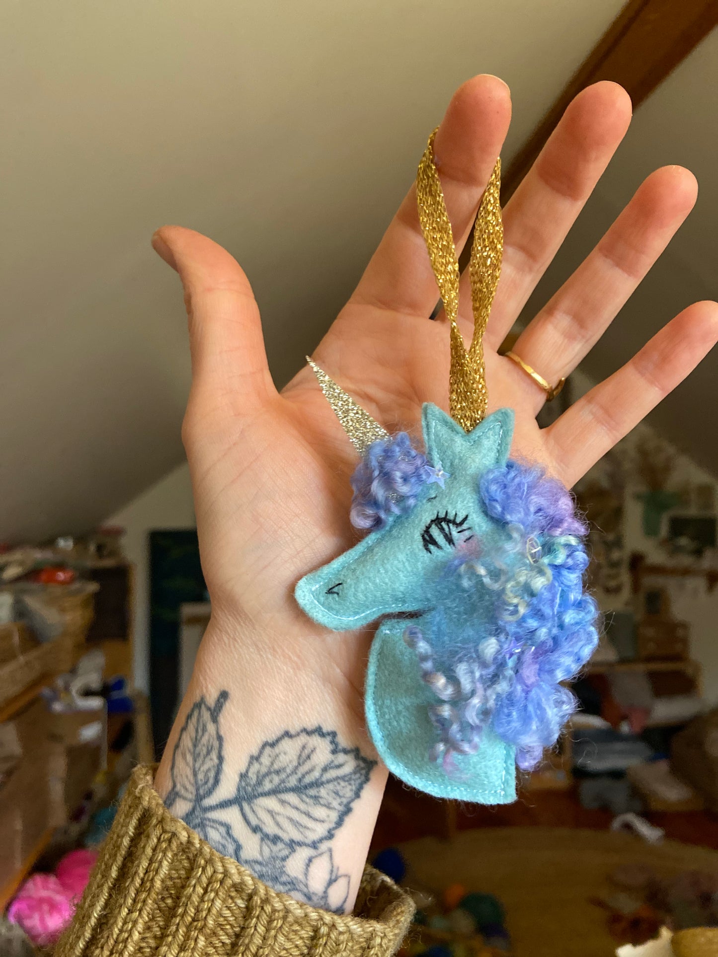 unicorn ornament 2023