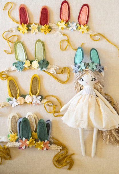 bunny ear flower crowns