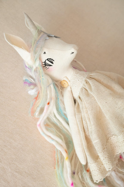 pastel confetti unicorn