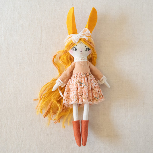 gummy peach petal bunny