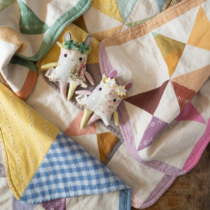 Kye and Hardy spring 2025 doll quilts