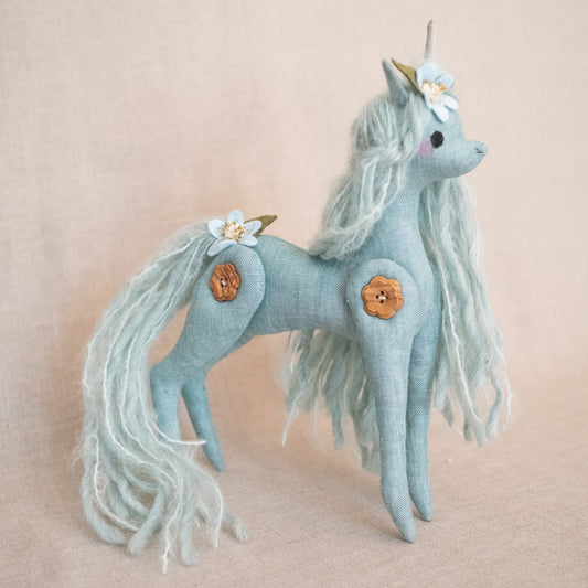 pea flower unicorn
