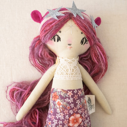 coral pixie mermaid