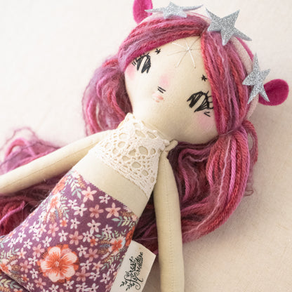 coral pixie mermaid