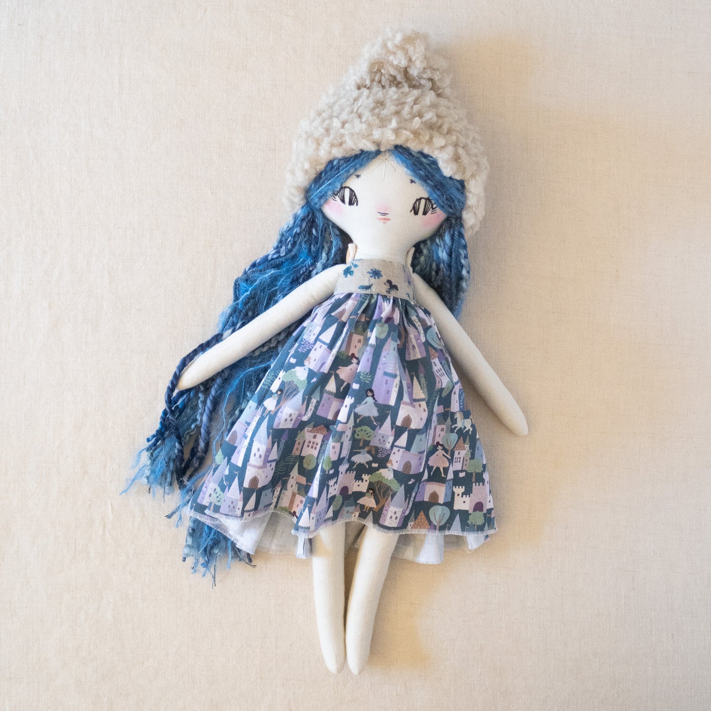 pointy fleece fairy cap - XL