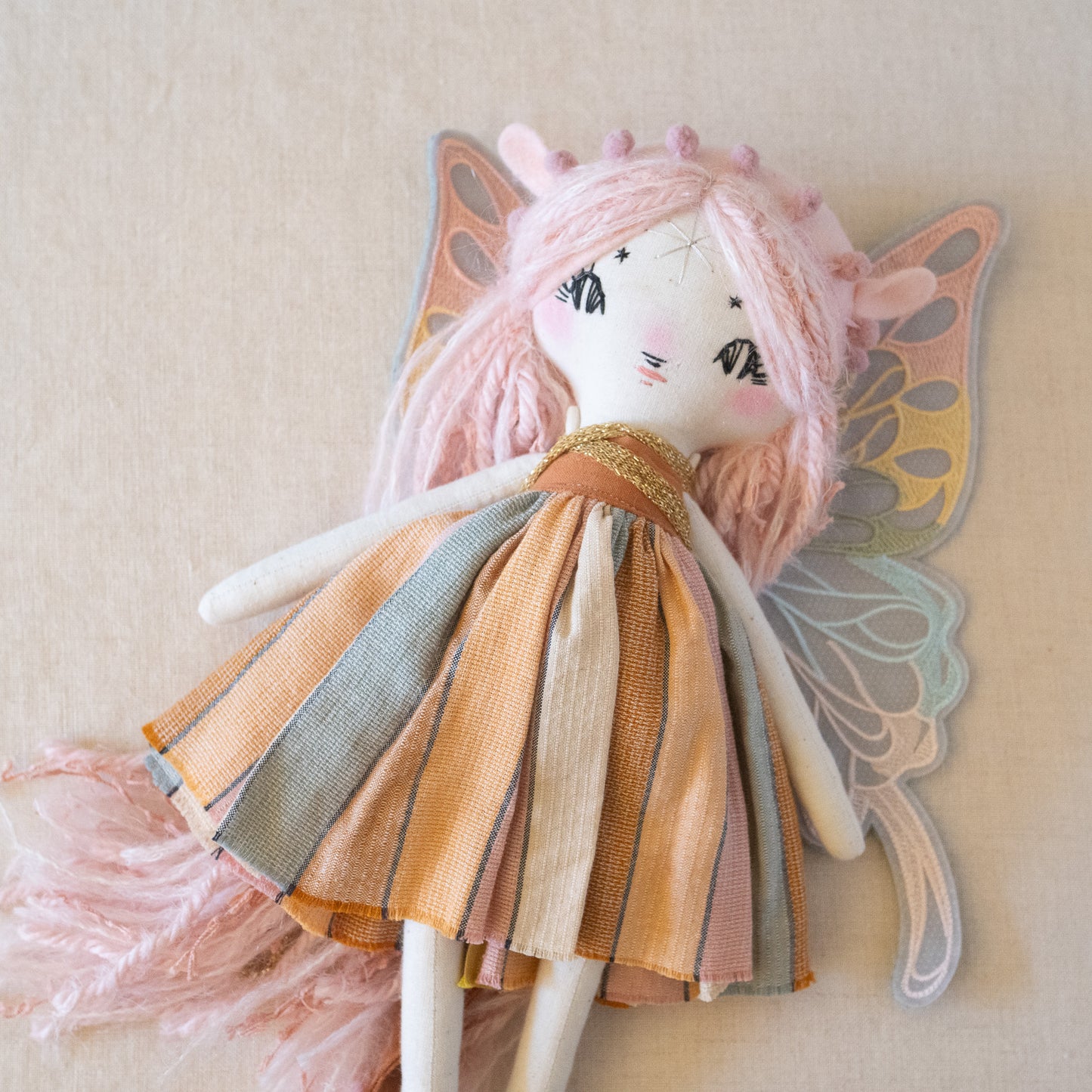 rainbow butterfly wings