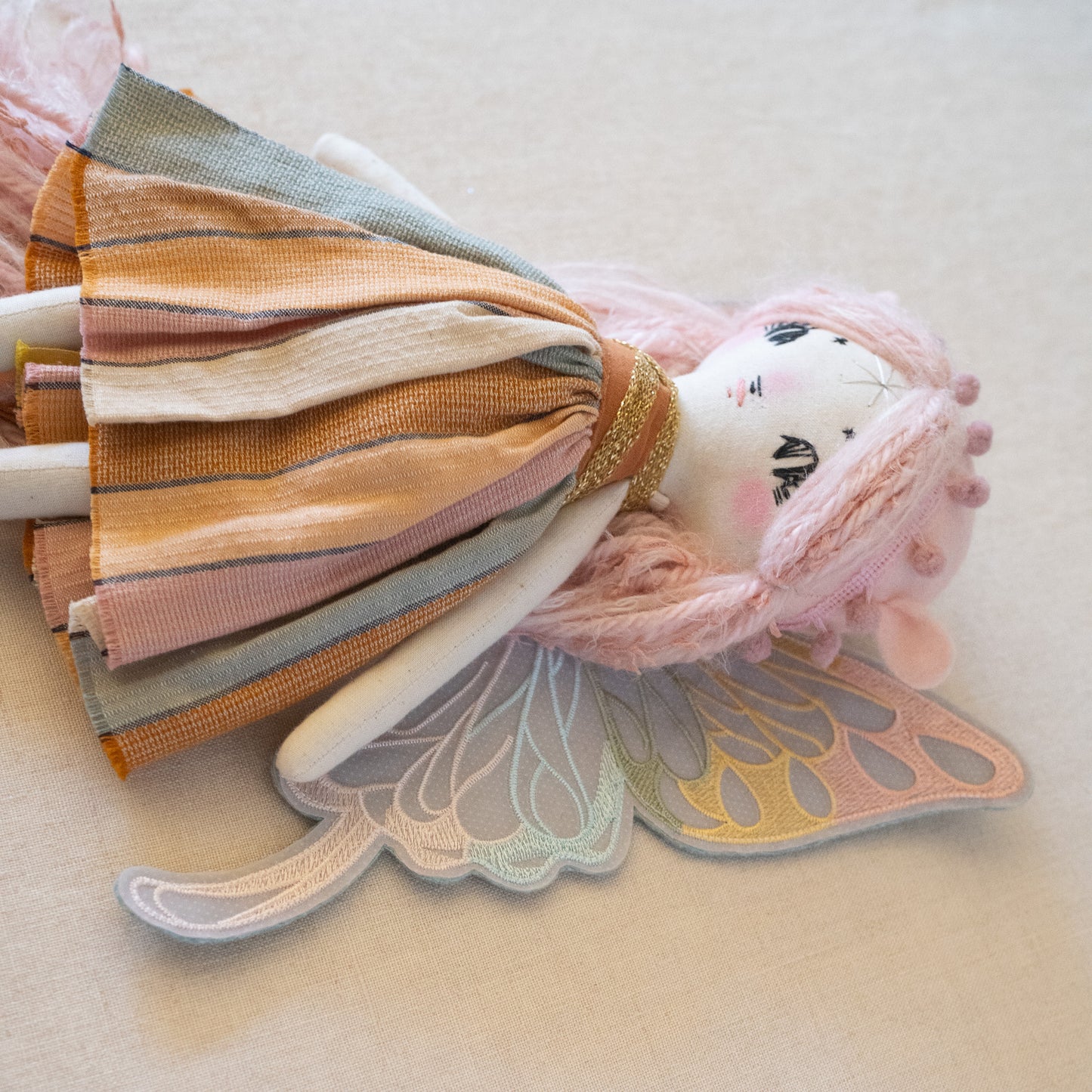 rainbow butterfly wings