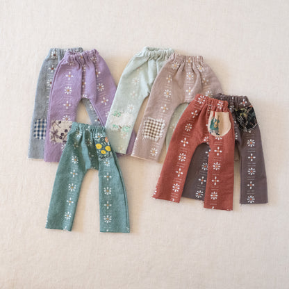 jo wide-leg pants in floklore