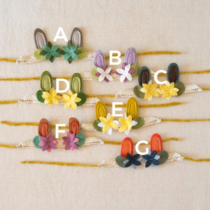 bunny ear flower crowns - XS