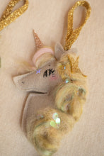 Load image into Gallery viewer, One-of-a-kind Unicorn Ornament - batch 2